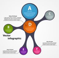 Abstract paper infographic N85