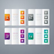 Infographics vector design template N473
