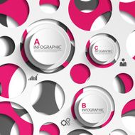Abstract paper infographic N87