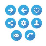 Modern flat icons vector N3