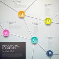 abstract mesh infographics