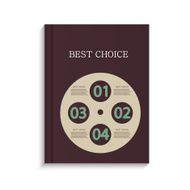 Vector infographic book design