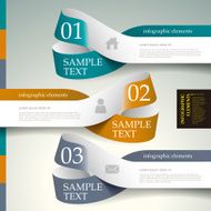 abstract 3d origami paper infographics N25