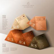 vector abstract 3d box infographics N6