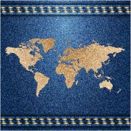 World Map Vector N16