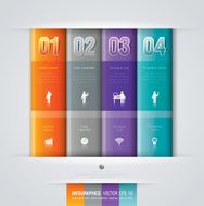 Infographics vector design template N476