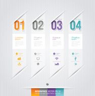 Infographics vector design template N477