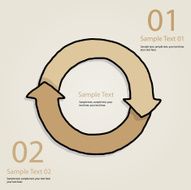 circular arrow infographic N2