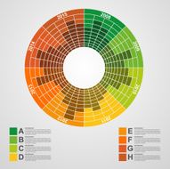 Business chart for infographic and reports N2