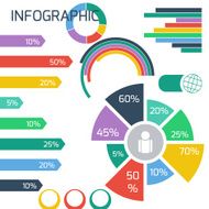 Infographics icons and elements for presentation N3