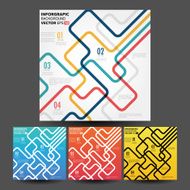 Vector line business concept template N28