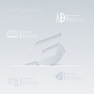 vector illustration graduate hat template graphic or website layout N2