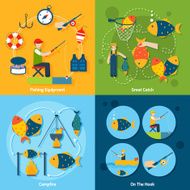 Fishing Flat Set