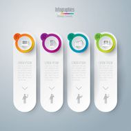 Infographics vector design template N480