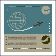 Travel and tourism background infographic