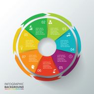 Vector circle infographic N82