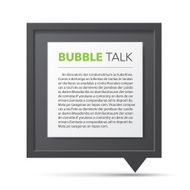 3D bubble talk frame N13