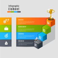 Reward infographic vector