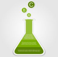 Business Infographics scientific style Vector illustration N4