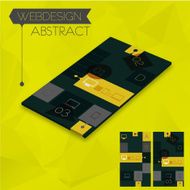 3d Abstract Isometric Concept
