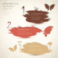 classic style abstract banner infographics
