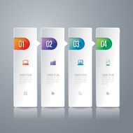 Infographics vector design template N482