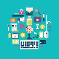 Flat concept of documents for business Management and development