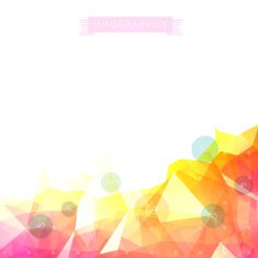 Low-poly infographics background N8