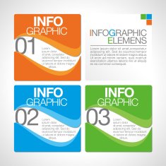 Abstract infographics Wave N3