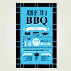 Barbecue party invitation N26