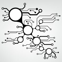 Ðbstract circuit board techno background EPS10 vector N10