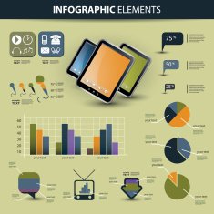 Vector Set of Infographic Elements N11