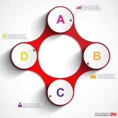 Infographics vector design template N418