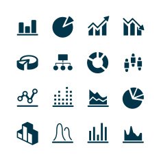 Graph Diagram Icons