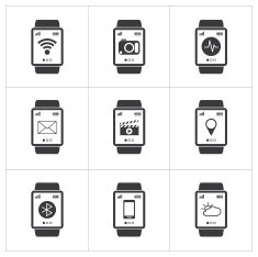 Smart watch icon N5 free image download