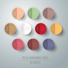 Abstract 3D digital illustration Infographic Vector illustratio N7