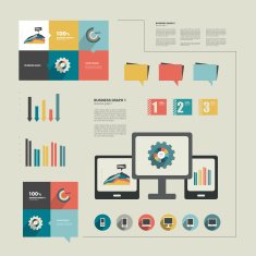 Infographics set elements N18