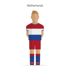 Netherlands football player Soccer uniform N2