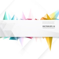 Vector Triangles pattern background N15