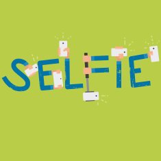 Vector flat illustration Selfie infographic N3