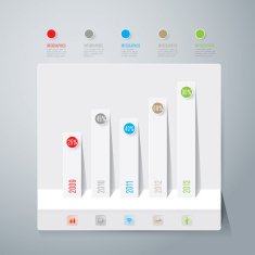 Infographics vector design template N424