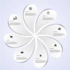 Business Infographic style Vector illustration N45