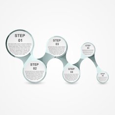 Abstract infographics design elements N3