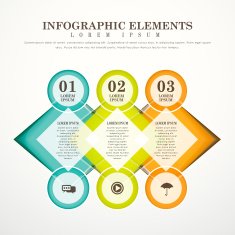 abstract option infographics N24