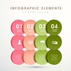 abstract option infographics N25