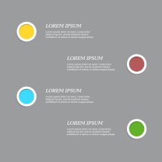 Vector infographic design N7