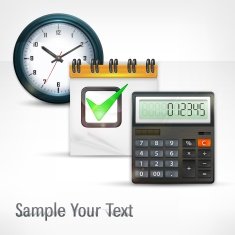 Calculator & clock