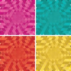 Set of vector colorful Abstract triangle backgrounds N3