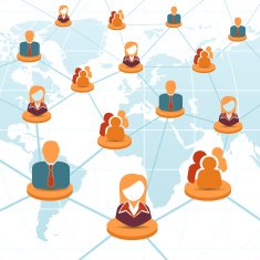 Social network and teamwork concept N5