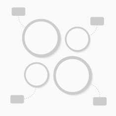 Infographic grey circles